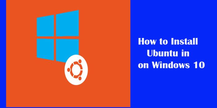 How to Install Ubuntu on Windows